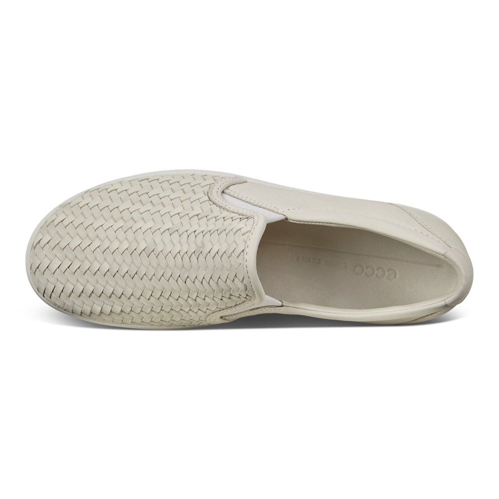 Slip On Mujer - ECCO Soft 7 - Blancos - QUN876124